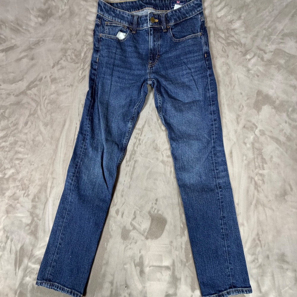 Vineyard Vines Mens Dark Wash Straight Leg Denim Jeans 28x32 Blue